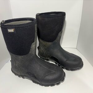 Bogs Men’s Black and Gray Rain Boots